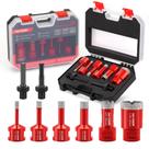 Kit de serras para azulejos DAYDOOR, 8 peças, 6-35 mm, núcleo de diamante