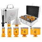 Kit de serras para ladrilhos EXFEIN Diamond Core Drill Bits 8 unidades