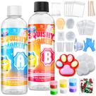 Kit de silicone líquido DecorRom 18 oz, proporção 1:1, borracha macia