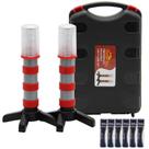 Kit de sinalizadores de emergência na estrada Twinkle Star LED (conjunto de 2)