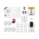 Kit De Sistema De Alarme 4G WIFI GSM Sem Fio Para Casa Controle Pelo APP Tuya Sensor De Movimento