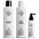 Kit de sistema de cuidados com o cabelo Nioxin 1 para queda natural do cabelo