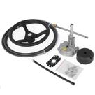 Kit de sistema de direção de barco VEVOR, cabo de 10 pés, roda de 13,5”