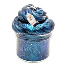 Kit de Slime BSINHTIY Galáxia com Glitter Azul-Escuro e Nave Espacial