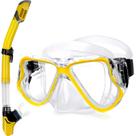Kit de Snorkel Greatever con Máscara de Buceo Panorámica Antivaho
