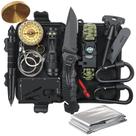 Kit de sobrevivência TRSCIND 14 em 1, equipamento externo, 2,9 kg 21x12x5cm