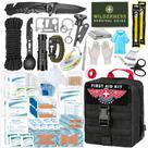 Kit de sobrevivência TRSCIND 222 em 1 para uso externo