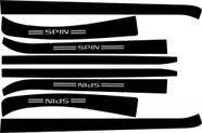 Kit De Soleiras Super Protetoras Preto Spin Com