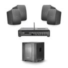 Kit de Som Ambiente Completo para Bares até 150m²