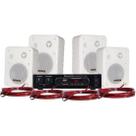 Kit de Som Para Ambiente Hayonik Ambience 4000 V2 Branco