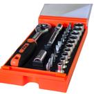 Kit De Soquetes E Bits Catraca 1 4 25 Peças Cromo Vanádio