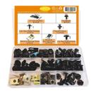 Kit de sortimento: 64 unidades de clipe em U, porca em U e parafusos de carroceria para carro