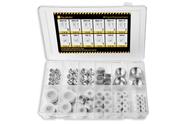 Kit de sortimento AQUAULOS 64 unidades JIC 37 Flare Thread Cap and Plug