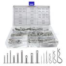 Kit de sortimento Boatsea Cotter Pin Hair Pin Clevis Pin 122 unidades