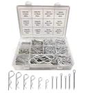 Kit de sortimento Cotter Pin Boatsea 420 unidades R Clips Spring Kit de sortimento Cotter Pin Boatsea 420 unidades R Clips Spring
