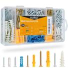 Kit de sortimento de âncoras de parede KURUI para concreto Sheetrock