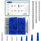 Kit de sortimento de âncoras e parafusos BUSY-CORNER Conical 228 unidades