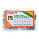 Kit de sortimento de capacitores eletrolíticos de alumínio PANMILED 35 valores 700 peças 0,1uF-1000uF