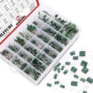 Kit de sortimento de capacitores Hilitchi 700 unidades, 24 valores de 0,22 NF a 470 NF