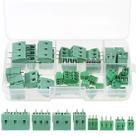 Kit de sortimento de conectores de bloco de terminais PCB Glarks 40 unidades
