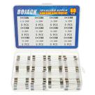 Kit de sortimento de fusíveis BOJACK 60 unidades 6x30mm 250V T 0.5A-20A