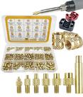 Kit de sortimento de insertos roscados ERHT Brass para impressão 3D Kit de sortimento de insertos roscados ERHT Brass para impressão 3D