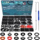 Kit de sortimento de lavadoras de borracha Keze 780 unidades para reparo de encanamento