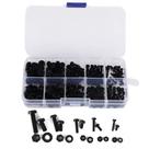 Kit de sortimento de lavadoras de porcas de parafuso Vikye M2/M2.5/M3/M4/M5 de nylon