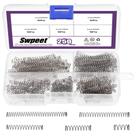 Kit de sortimento de molas de compressão Sweet 250 unidades, 5 tamanhos Kit de sortimento de molas de compressão Sweet 250 unidades, 5 tamanhos