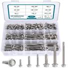 Kit de sortimento de parafusos autoperfurantes SATANTECH 8 10 14