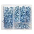 Kit de sortimento de parafusos de bolso TOPMALLEX 400 unidades com broca de acionamento