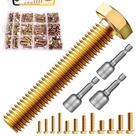 Kit de sortimento de parafusos e porcas MYWISH M5 M6 M8 511 unidades