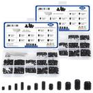 Kit de sortimento de parafusos JROUTH 1000 unidades métricas + aço SAE 12.9