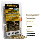 Kit de sortimento de parafusos para madeira Phillips Velocity 155 peças