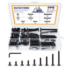 Kit de sortimento de parafusos SUVICTONG M6 Flat Head Head Head