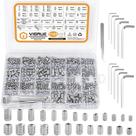 Kit de sortimento de parafusos VIGRUE 1105 unidades de aço inoxidável 304