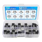 Kit de sortimento de transistores MOSFET IRF Série 10 Valores