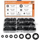 Kit de sortimento HELIFOUNER Internal Tooth Star Lock para lavadoras Kit de sortimento HELIFOUNER Internal Tooth Star Lock para lavadoras
