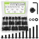 Kit de sortimento K Kwokker 680 x M5 Porcas e parafusos 6-40 mm
