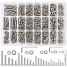 Kit de sortimento K Kwokker de porcas e parafusos 1110 unidades de aço inoxidável 304