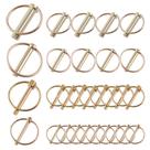 Kit de sortimento Lynch Pins HASAOMOI para caminhões e reboques, 30 unidades