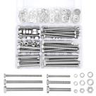 Kit de sortimento PGMJ 164 peças de porcas e parafusos de cabeça hexagonal M6/M8/M10