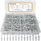 Kit de sortimento Pop Rivets Senyard 525 unidades de rebites de alumínio