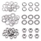 Kit de sortimento: porcas e arruelas hexagonais Swpeet de aço inoxidável M12 Kit de sortimento: porcas e arruelas hexagonais Swpeet de aço inoxidável M12