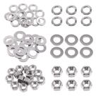 Kit de sortimento Swpeet 45 unidades de aço inoxidável SAE 304 3/8-16