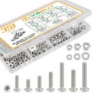 Kit de sortimento VGBUY 351 unidades de parafusos de máquina, porcas e parafusos