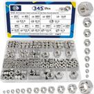 Kit de sortimento ZQZ 345, pacote SAE Hex Nut & Locknuts 304 SS Kit de sortimento ZQZ 345, pacote SAE Hex Nut & Locknuts 304 SS