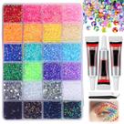Kit de Strass de Resina Compensai Multicolor 3mm 24000pcs Kit de Strass de Resina Compensai Multicolor 3mm 24000pcs