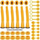 Kit de Substituição de Bico de Lata de Gás FOANRIY com Tampas de Ventilação