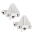 Kit de substituição de fechadura Pontoon Gate TOYMIS, 2 conjuntos brancos